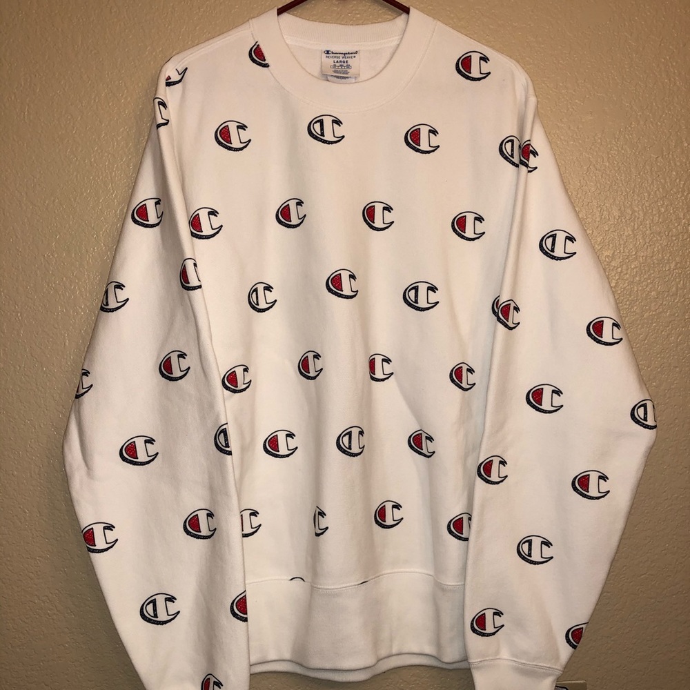 Champion Reverse Weave All Over Print Sweatshirt